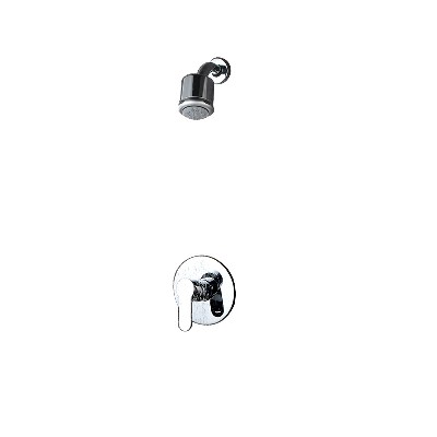 Cross border special for concealed wall mounted shower, pressurized water-saving sprinkler, hotel bathhouse cold and hot water mixing valve set